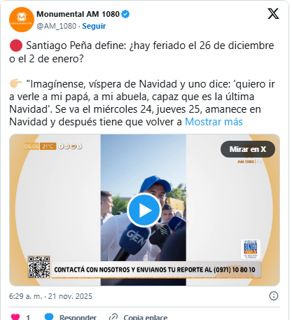 Feriado el 26 de diciembre o 2 de enero, ¿crece la posibilidad?: Lo que dijo Santiago Peña