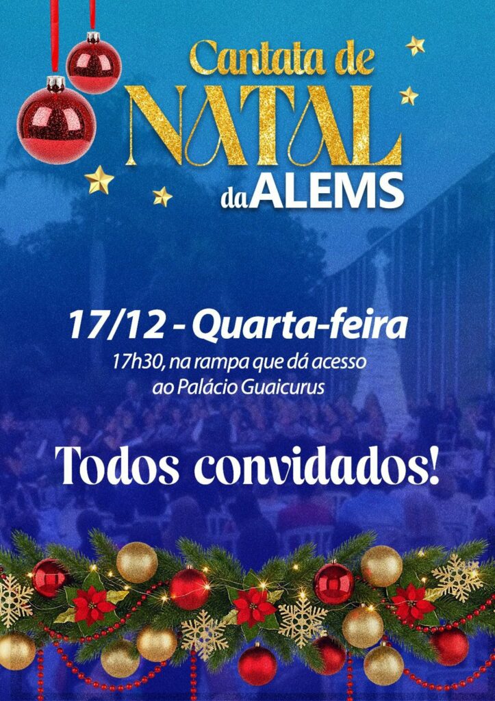 Cantata de Natal da Assembleia Legislativa será no dia 17 de dezembro