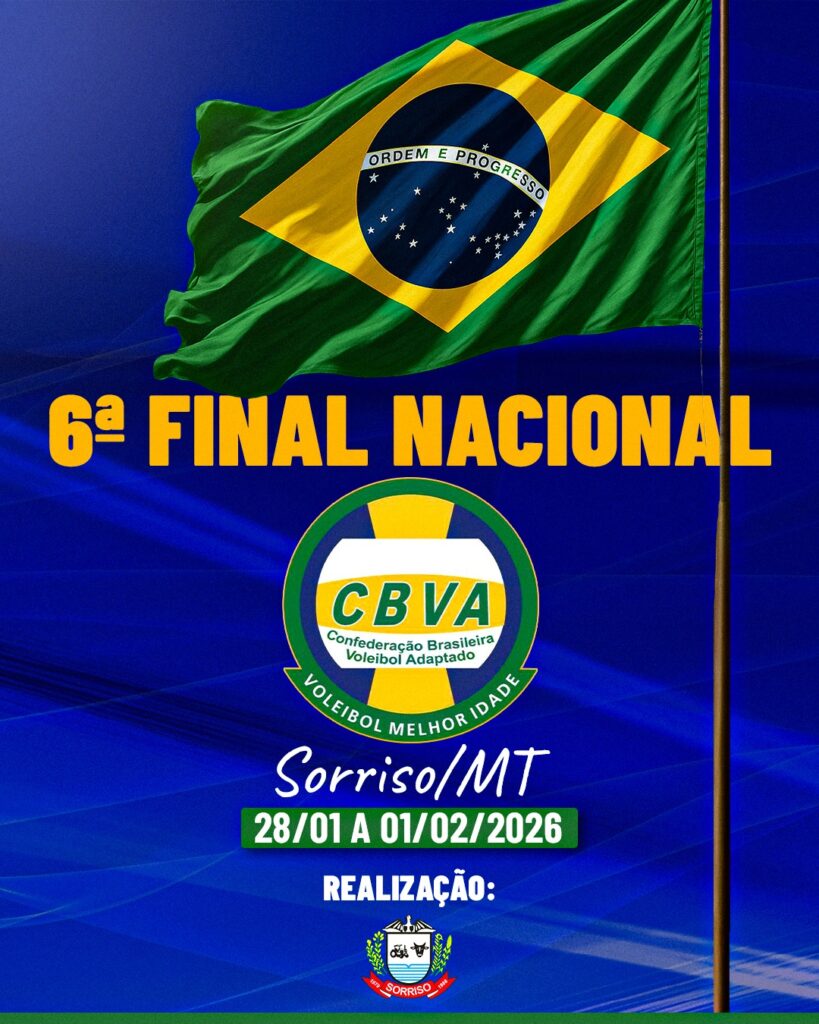 Equipe de Ponta Porã participa da 6ª Final Nacional da Superliga de Voleibol Adaptado da Melhor Idade