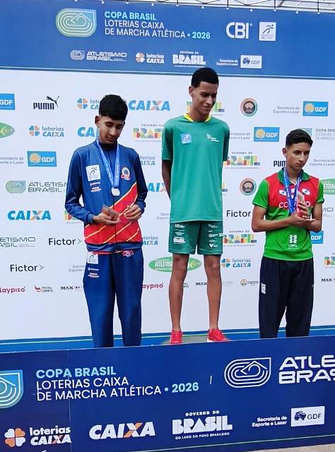 Atleta de Ponta Porã conquista 2° colocação na Copa Brasil de Marcha Atlética