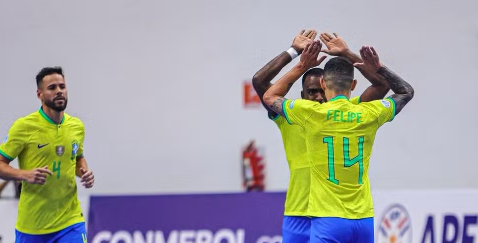 Futsal: Brasil deslancha, aplica 6 a 0 na Bolívia e vence a 1ª na Copa América no Paraguai Futsal: Brasil deslancha, aplica 6 a 0 na Bolívia e vence a 1ª na Copa América no Paraguai