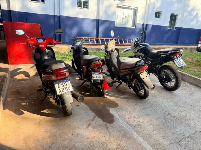 motocicletas apreendidas
