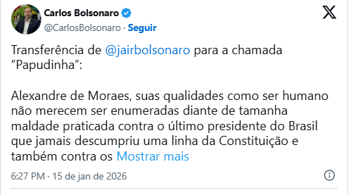 Adversários comemoram e aliados lamentam ida de Bolsonaro para Papudinha