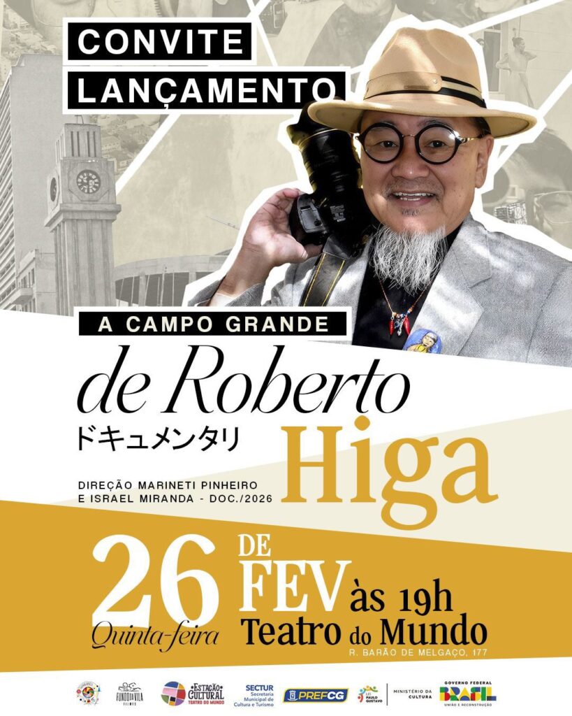 Documentário celebra a trajetória do repórter fotográfico Roberto Higa para a memória de Campo Grande