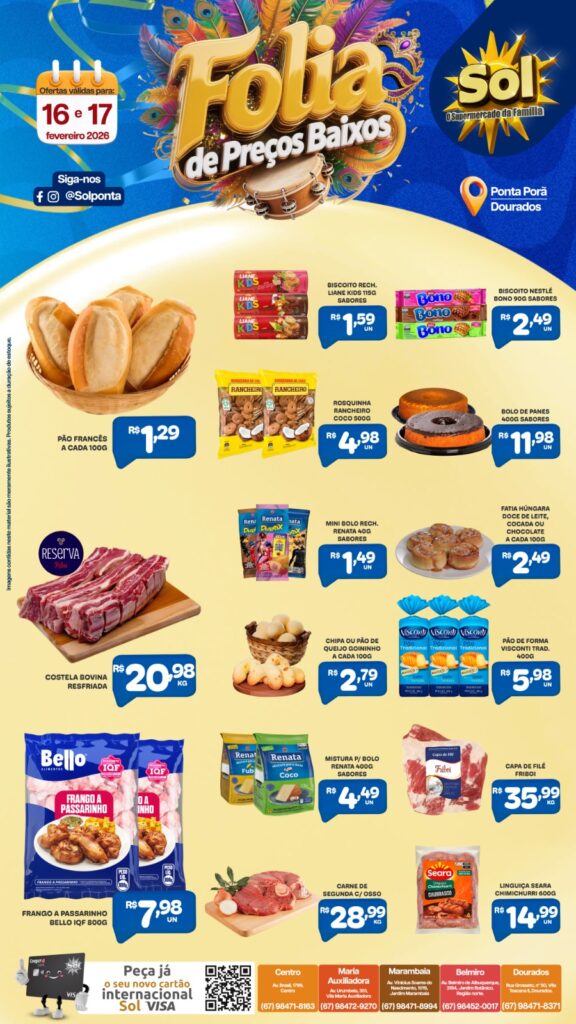 Confira Top Ofertas do supermercado Sol