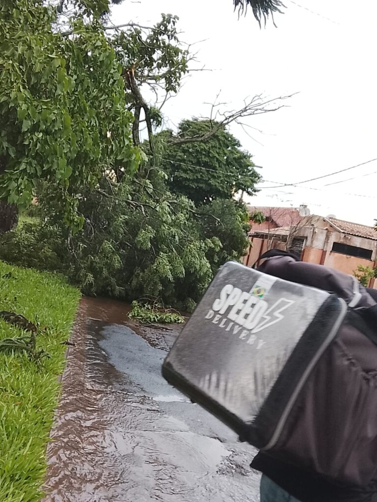 Temporal em Ponta Porã arranca telhado da Secretaria de educação e deixa rastro de destruição Temporal em Ponta Porã arranca telhado da Secretaria de educação e deixa rastro de destruição