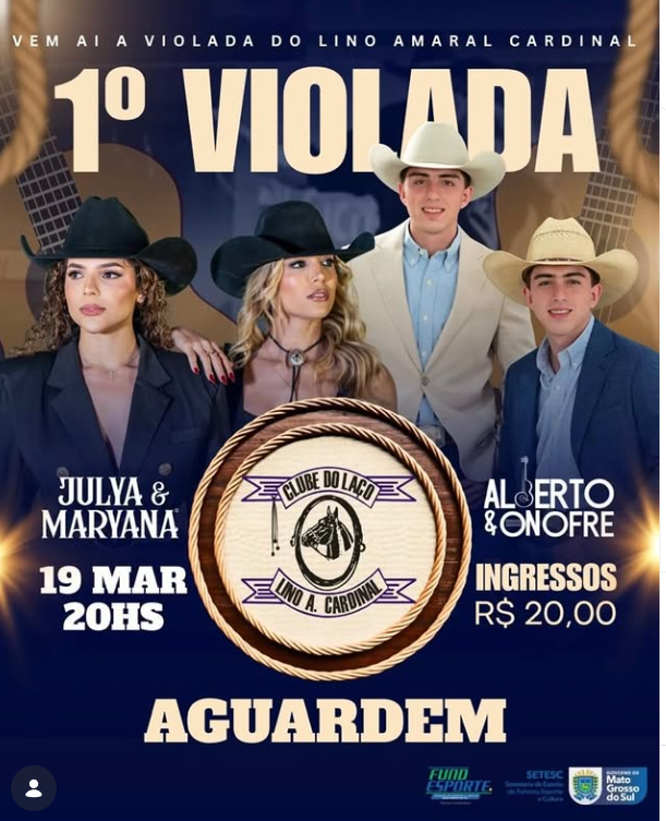 Ponta Porã: Lino do Amaral Cardinal realiza 48º Encontro de Clubes de Laço