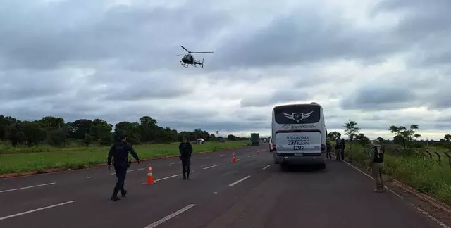 Operação Carnaval tem drones e helicóptero contra transporte clandestino em MS Operação Carnaval tem drones e helicóptero contra transporte clandestino em MS
