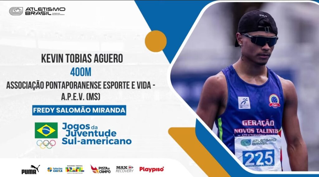 Atletas de MS, incluindo de Ponta Porã, irão representar o Brasil nos Jogos da Juventude Sul-americano Sub-18