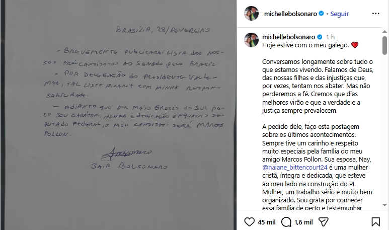 Flávio Bolsonaro diz que "unidade está mantida" com Riedel e Azambuja em MS