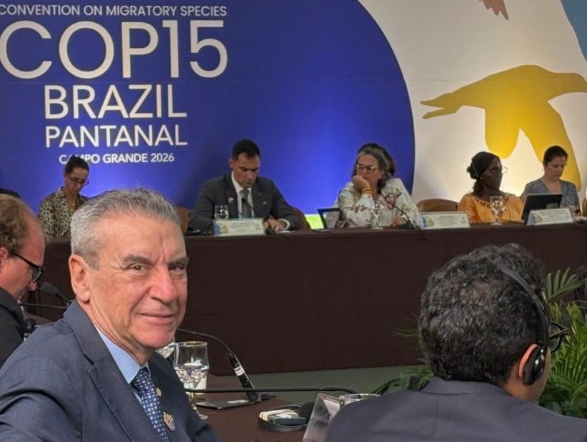Paulo Corrêa participa de encontro de líderes mundiais da COP15 e homenageia presidente do Paraguai