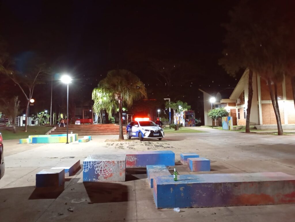 GCMFron realiza operação em espaços públicos em Ponta Porã