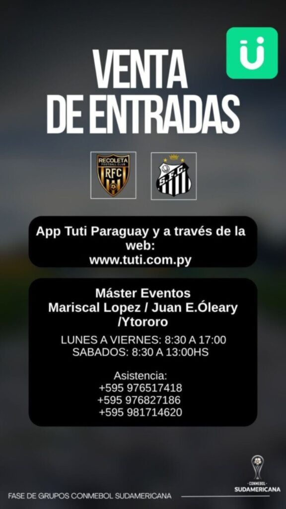PJC: Recoleta inicia a venda de ingressos para o jogo contra o Santos de Neymar
