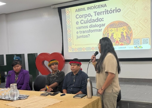 Vozes indígenas marcam evento no HU-UFGD sobre corpo, território e cuidado
