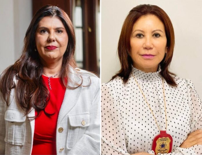 Celeste Leite e Elisabete Sato