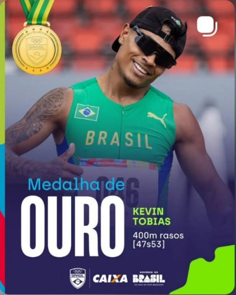 Ponta Porã conquista ouro e prata no Sul-Americano Sub-18 de Atletismo