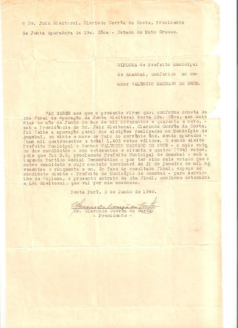Valêncio De Brum De Coronel - Político: A Consolidação Da Fronteira Sul-Mato-Grossense: Política, Urbanização E Conflito No Século Xx Valêncio De Brum De Coronel - Político: A Consolidação Da Fronteira Sul-Mato-Grossense: Política, Urbanização E Conflito No Século Xx