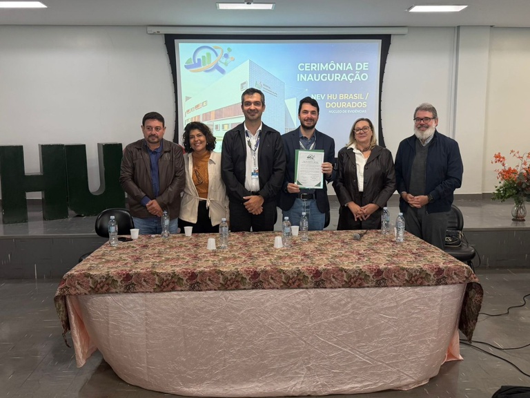 Hospital Universitário da UFGD inaugura primeiro Núcleo de Evidências da Rede HU Brasil