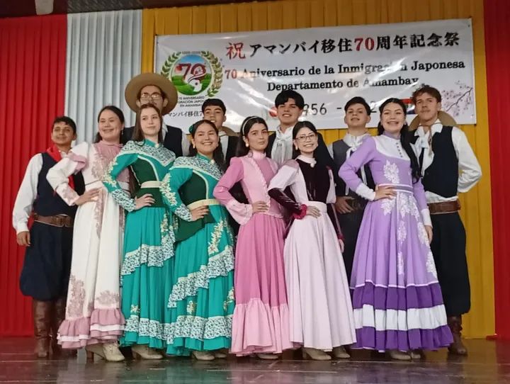 CTG Querência da Saudade participa das festividades pelos 70 anos da imigração japonesa em Amambay CTG Querência da Saudade participa das festividades pelos 70 anos da imigração japonesa em Amambay
