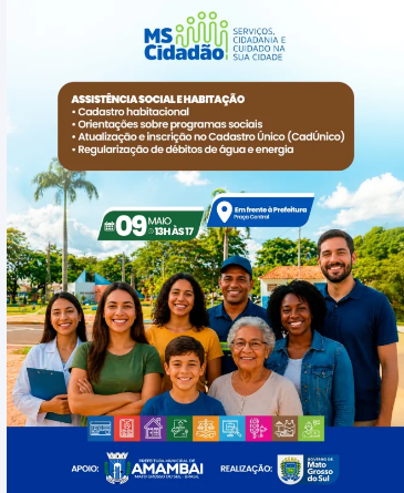 Amambai recebe ação “MS Cidadão” com diversos serviços gratuitos à população