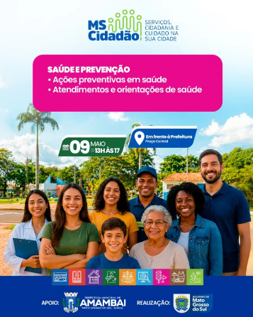 Amambai recebe ação “MS Cidadão” com diversos serviços gratuitos à população
