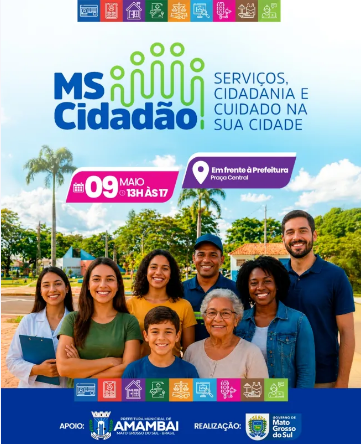 Amambai recebe ação “MS Cidadão” com diversos serviços gratuitos à população