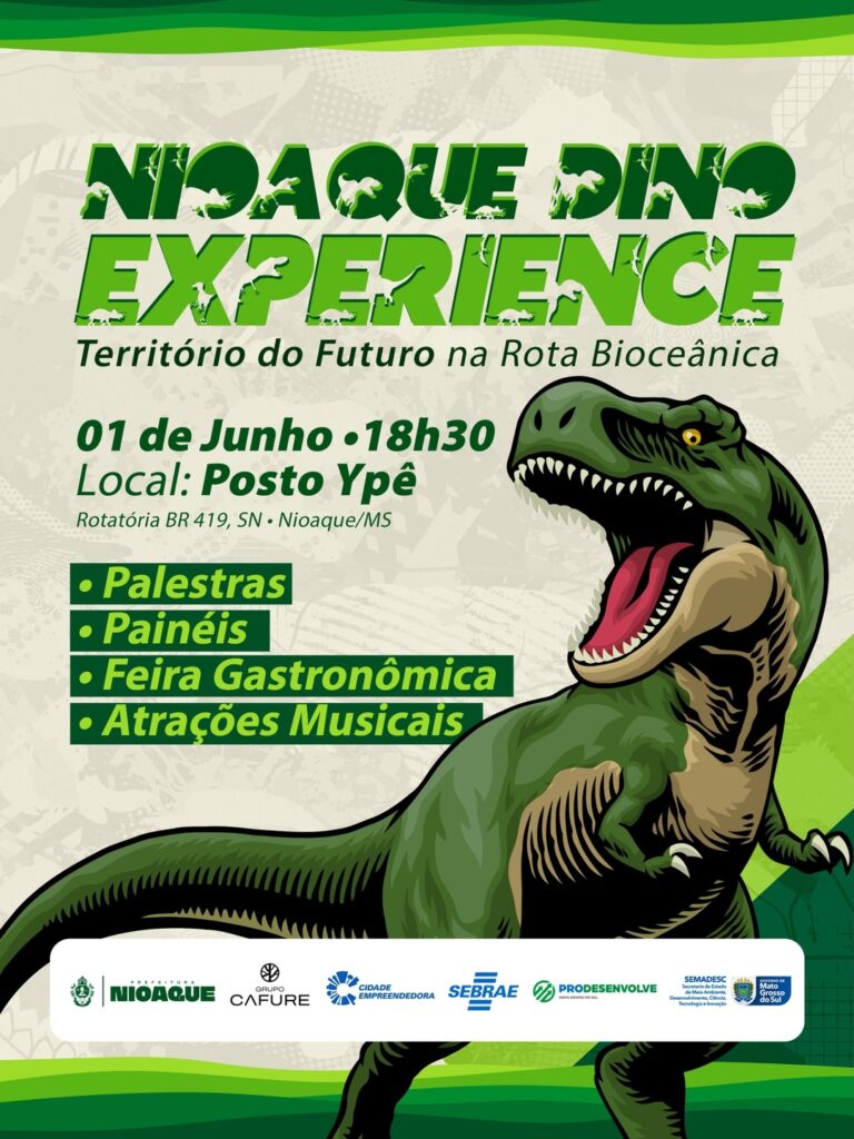 Nioaque celebra Dia Mundial do Dinossauro com evento especial no Posto Ypê Nioaque celebra Dia Mundial do Dinossauro com evento especial no Posto Ypê