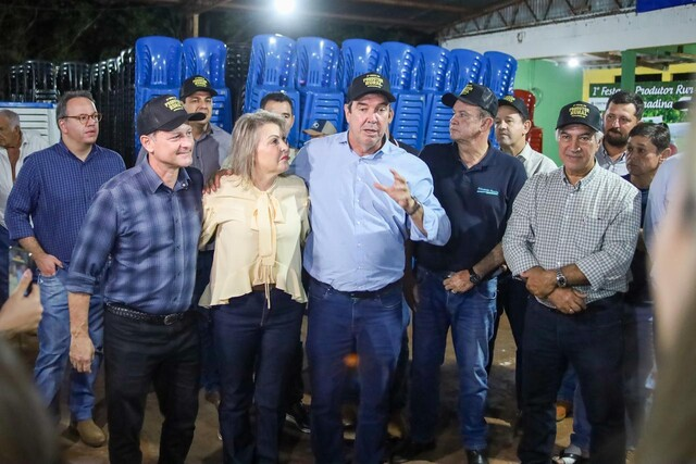 Em ritmo de pré-campanha, Riedel cumpre agendas no sul de MS ao lado de aliados Em ritmo de pré-campanha, Riedel cumpre agendas no sul de MS ao lado de aliados