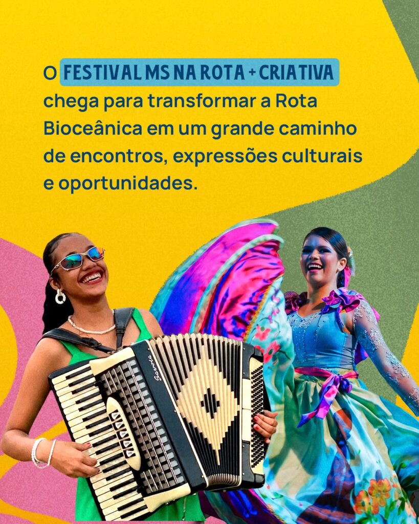 MS lança o 1º Festival de Cultura da Rota Bioceânica e abre seleção para artistas