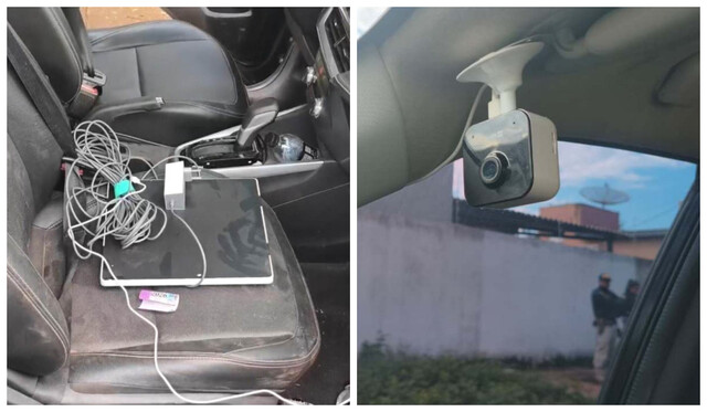 Polícia apreende picape do tráfico com câmera e internet via satélite Polícia apreende picape do tráfico com câmera e internet via satélite