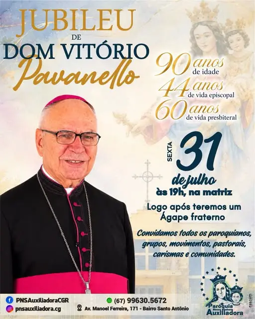 Missa especial celebra 90 anos de vida e 60 de sacerdócio de Dom Vitório Pavanello
