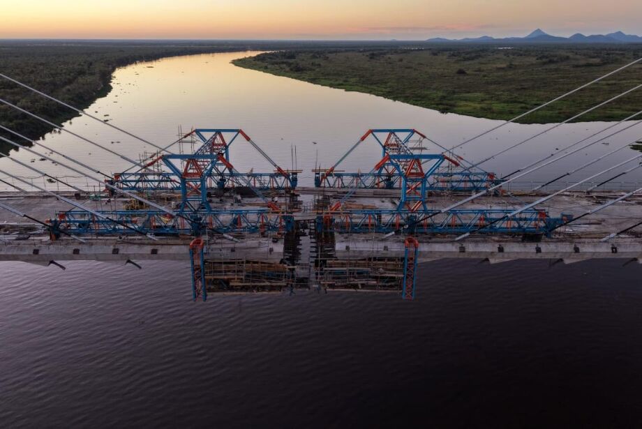 Ponte da Rota Biocênica deve ligar Brasil e Paraguai nesta semana Ponte da Rota Biocênica deve ligar Brasil e Paraguai nesta semana