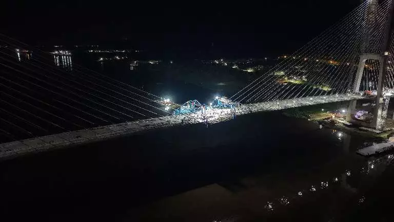 Após mais de três anos, lados da ponte na Rota Bioceânica "se beijam" Após mais de três anos, lados da ponte na Rota Bioceânica "se beijam"
