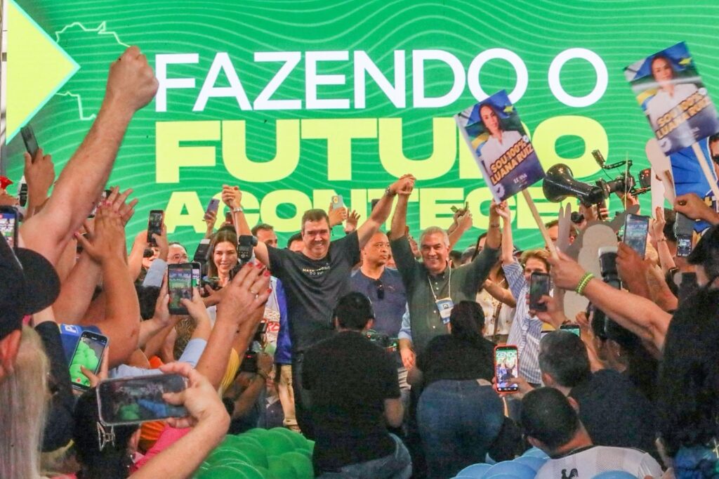 Federação consolida palanque único para reeleger Riedel e eleger Reinaldo e Contar ao Senado Federação consolida palanque único para reeleger Riedel e eleger Reinaldo e Contar ao Senado