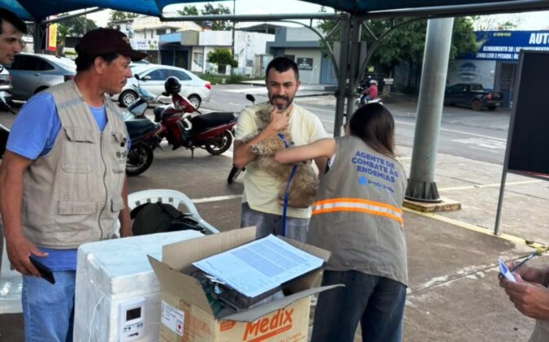Em Ponta Porã, mais de 1,5 mil animais recebem vacina antirrábica no fim de semana Em Ponta Porã, mais de 1,5 mil animais recebem vacina antirrábica no fim de semana