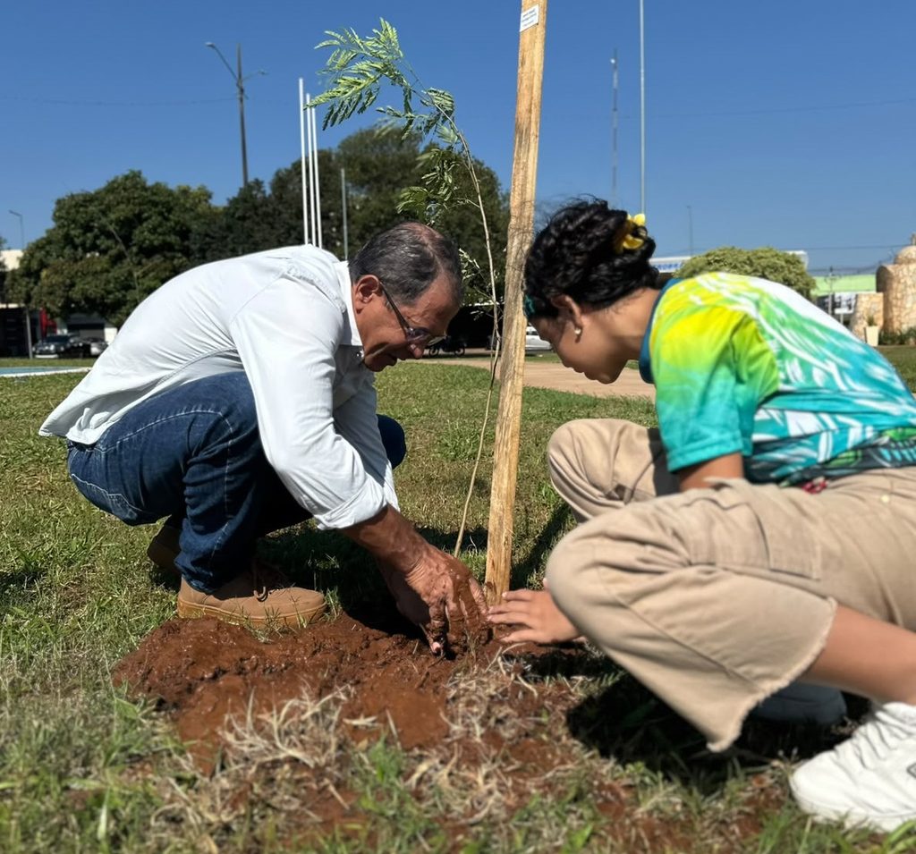 Prefeitura realiza ação alusiva ao Dia da Árvore em Ponta Porã Prefeitura realiza ação alusiva ao Dia da Árvore em Ponta Porã