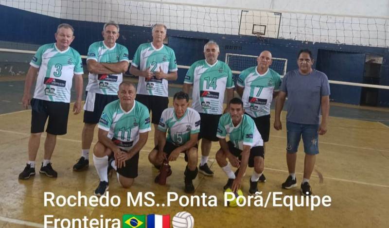 Ponta Porã: Equipe do Vôlei Adaptado 45+ recebeu atletas de Rochedo Ponta Porã: Equipe do Vôlei Adaptado 45+ recebeu atletas de Rochedo