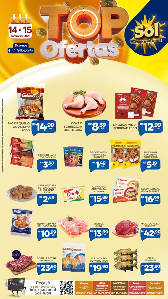 Confira Top Ofertas do Supermercado Sol