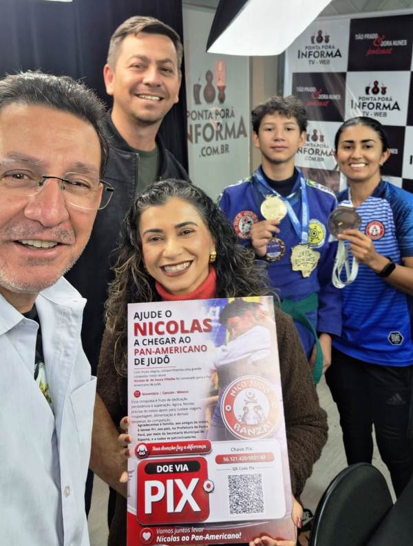 Judoca de Ponta Porã busca apoio para disputar o Pan-Americano Sub-15 no México Judoca de Ponta Porã busca apoio para disputar o Pan-Americano Sub-15 no México