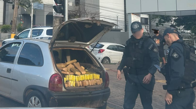 Meia tonelada de maconha que seria levada para TO é apreendida na Afonso Pena Meia tonelada de maconha que seria levada para TO é apreendida na Afonso Pena