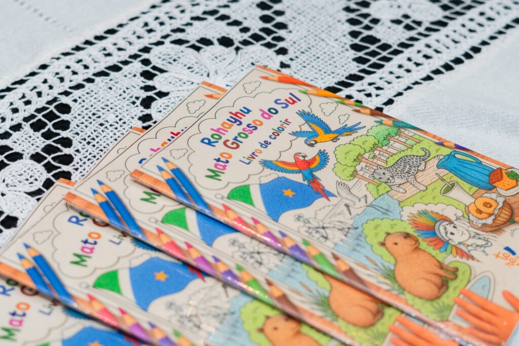 Livro para colorir valoriza a história, a cultura e o turismo de Mato Grosso do Sul Livro para colorir valoriza a história, a cultura e o turismo de Mato Grosso do Sul