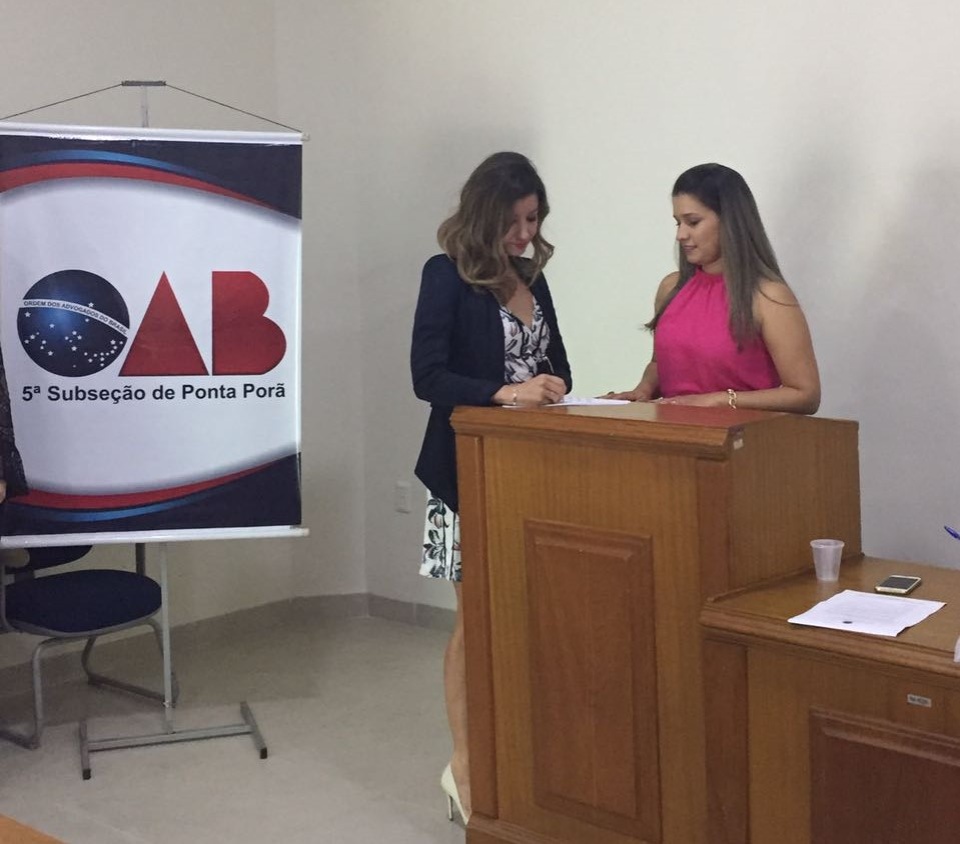 Comissão da Mulher Advogada de Ponta Porã dá posse a novos membros