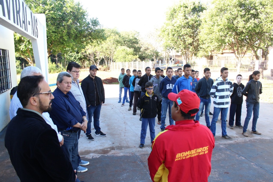 Onevan participa de atividades da Guarda Mirim de Naviraí