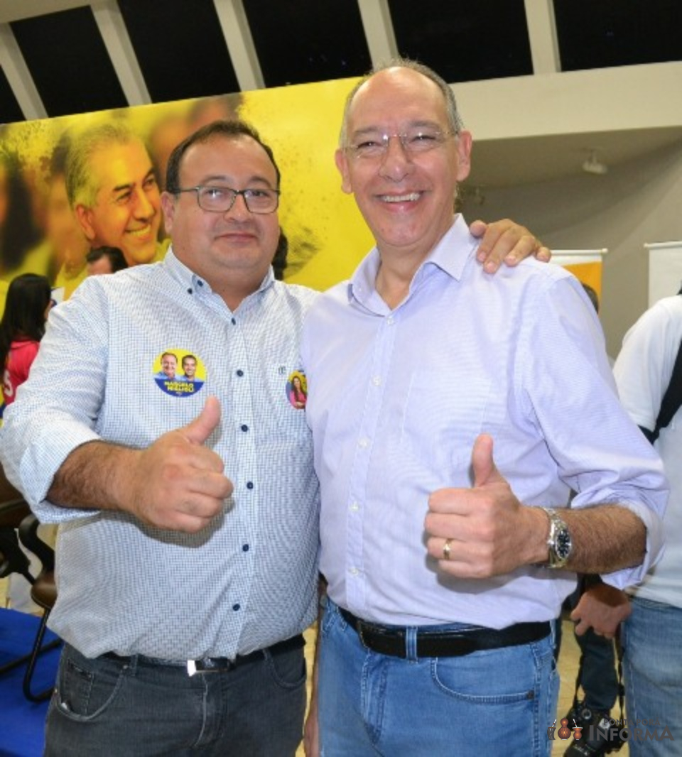 Hélio Peluffo, prefeito de Ponta Porã participa de convenção do PSDB