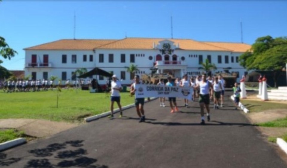 11º Regimento de Cavalaria Mecanizado realizou corrida da Paz em Ponta Porã