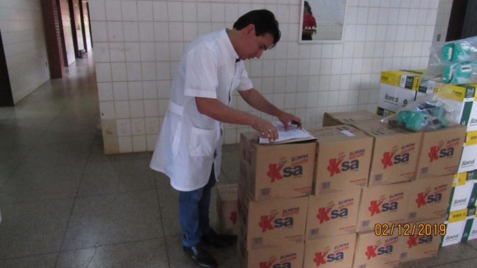 UASS faz doação aos Hospital Regional de Pedro Juan Caballero