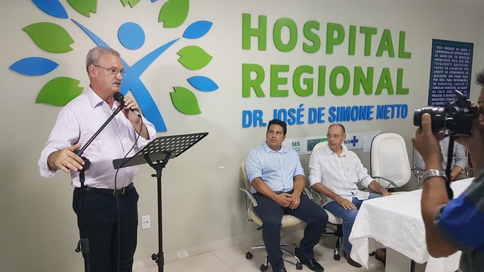 Em Ponta Porã, Secretário de Saúde empossa Instituto Acqua como gestor do Hospital Regional