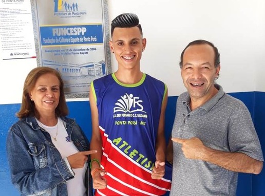 Pontaporanense no brasileiro Escolar de Atletismo