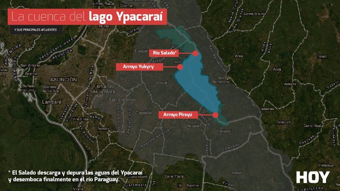 El lago Ypacaraí se está secando: destacan "interés político" para recuperarlo