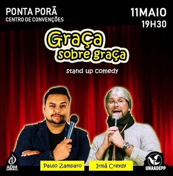 Ponta Porã será palco de stand up comedy gospel